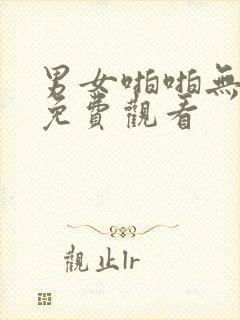 男女啪啪无遮挡免费观看封面