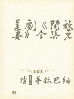 美剧《开放式夫妻》全集免费观看