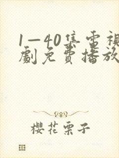 1—40集电视剧免费播放