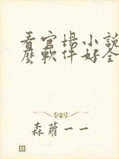 看官场小说用什么软件好全本免费的