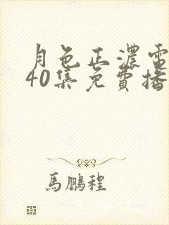 月色正浓电视剧40集免费播放下载观看