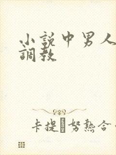 小说中男人榨精调教