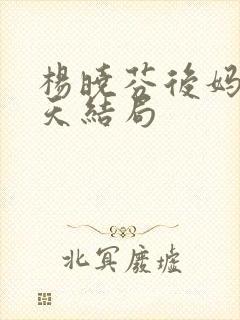 杨晓芬后妈的春天结局