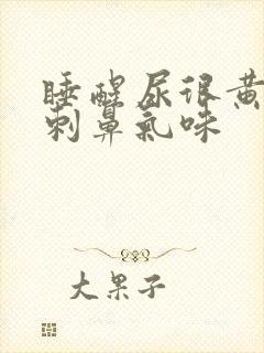 睡醒尿很黄,有刺鼻气味