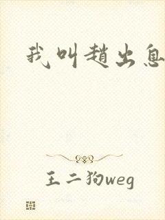 我叫赵出息免费封面