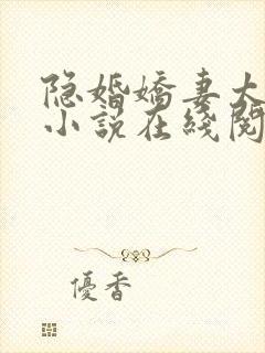 隐婚娇妻太迷人小说在线阅读