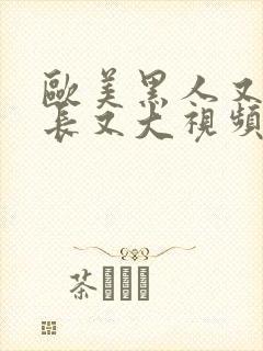 欧美黑人又粗又长又大视频