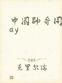 中国帅哥同志gay