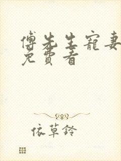 傅先生宠妻无度免费看