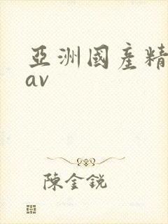 亚洲国产精品精av