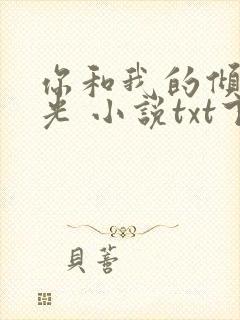 你和我的倾城时光 小说txt下载