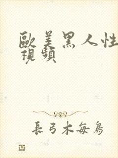 欧美黑人性在线视频