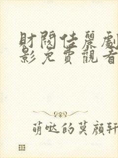 财阀佳丽剧情电影免费观看