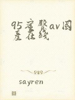 95蜜臀av国产在线