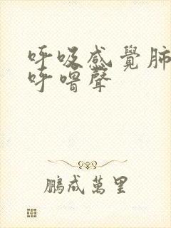 呼吸感觉肺里有呼噜声