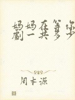 妈妈在等你电视剧一共多少集