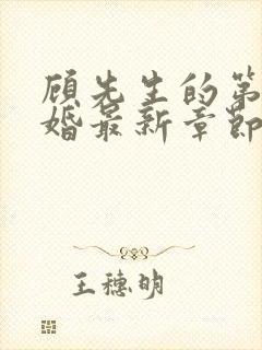 顾先生的第一宠婚最新章节