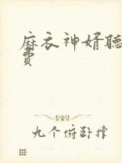 麻衣神婿听书免费