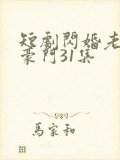 短剧闪婚老公是豪门31集封面