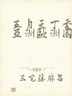 五月天丁香婷婷亚洲欧洲国产封面