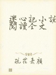 迷心记小说免费阅读全文
