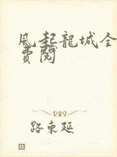 风起龙城全文免费阅