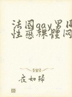 法国gay男同性恋裸体网址