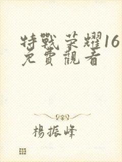 特战荣耀16集免费观看