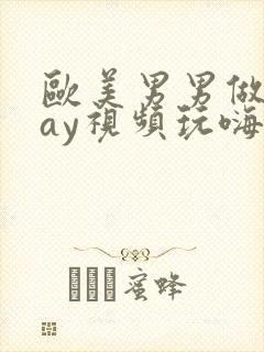 欧美男男做爰gay视频玩嗨