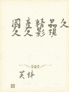 国产精品久久久久久影视