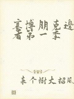 赛博朋克边缘行者第一季