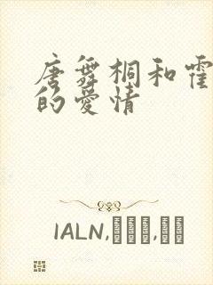 唐舞桐和霍雨浩的爱情