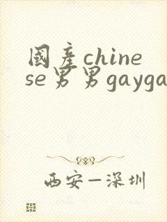 国产chinese男男gaygay无套