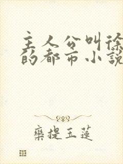 主人公叫徐文东的都市小说