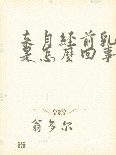 来月经前乳头疼是怎么回事一碰就疼