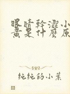 眼睛干涩小便发黄是什么原因