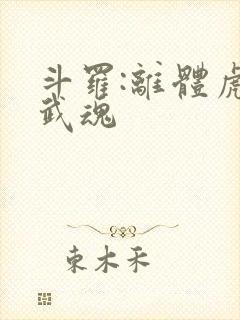 斗罗:离体虎类武魂封面