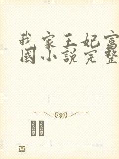 我家王妃富可敌国小说完整版本封面