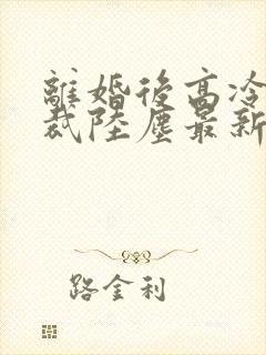 离婚后高冷女总裁陆尘最新