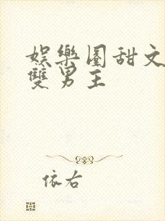 娱乐圈甜文推荐双男主