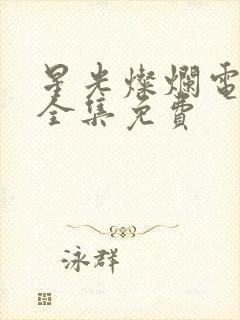 星光灿烂电视剧全集免费封面