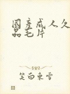 国产成人久久精品毛片封面