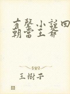 有声小说回到明朝当王爷