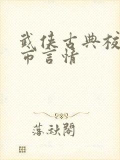 武侠古典校园都市言情封面