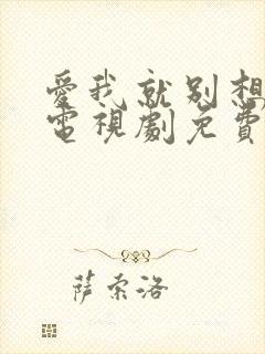 爱我就别想太多电视剧免费观看全集