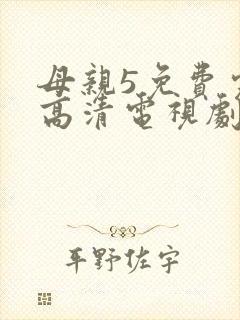 母亲5免费完整高清电视剧在线看下载
