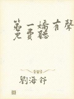 第一娇有声小说免费听封面