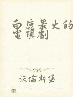 白鹿最火的5部电视剧