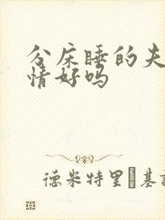 分床睡的夫妻感情好吗