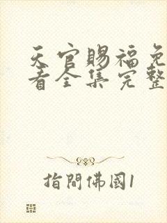 天官赐福免费观看全集完整版封面